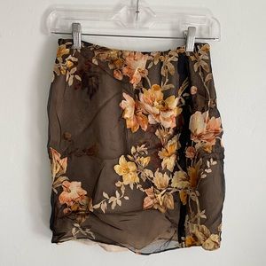 Floral women’s pencil skirt